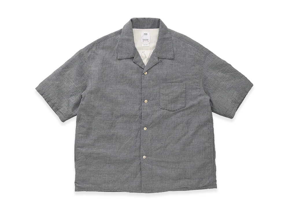 visvim Wallis Down Shirt S/S Santome "Grey"