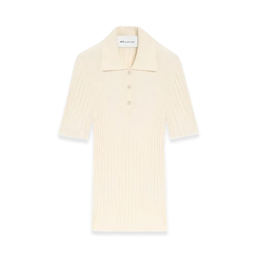 AMI PARIS Women's Ami Polos "Beige"