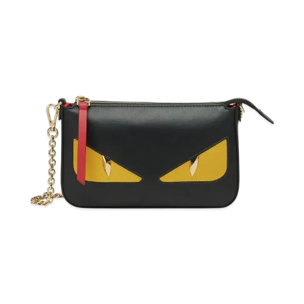 FENDI Baguette Leather Pouch Lunar New Year "Black"