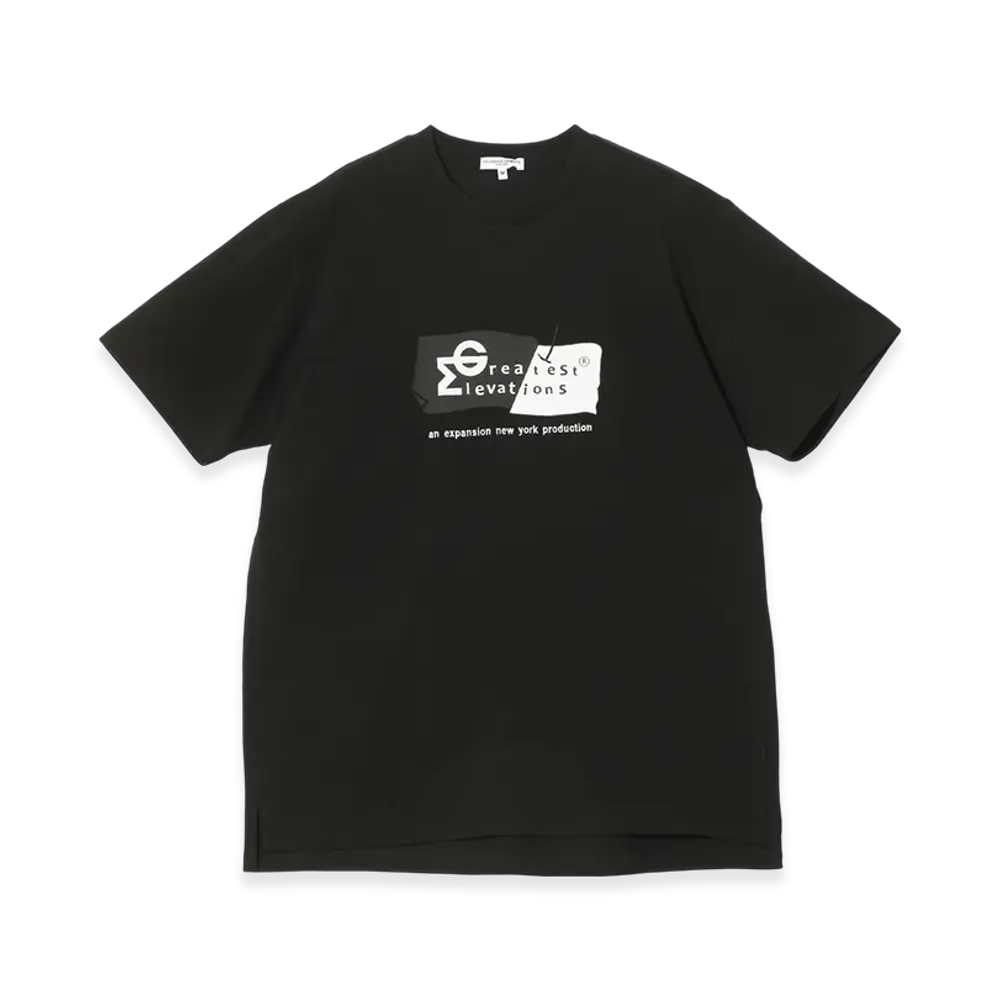 ENGINEERED GARMENTS Expansion Ny - Greatest Elevations Tee "Black"