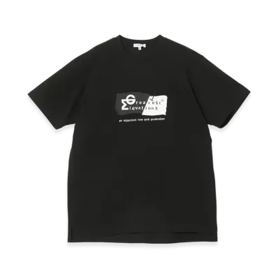 ENGINEERED GARMENTS Expansion Ny - Greatest Elevations Tee "Black"