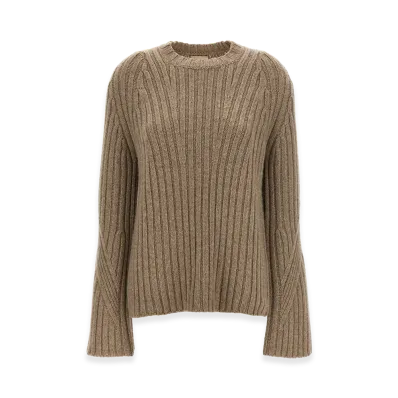 KHAITE Women's The Calvin Sweater "Sepia"