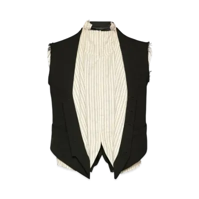 Maison Margiela Men's Anonymity of The Lining Waistcoat "Black"