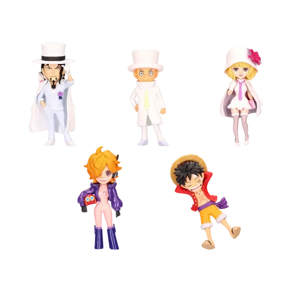 BANPRESTO "World Coletable Figure" -ONE PIECE- -New Chapter- Complete 5 Piece Set