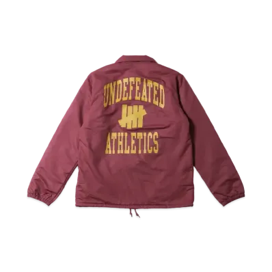 UNDEFEATED CHAMPION COACHES JACKET - C8-Q641 "Burbundy"