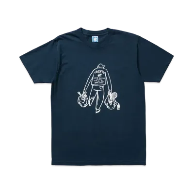 UNDEFEATED Running Man S/S Tee "Blue"