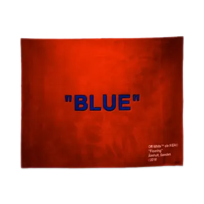 OFF-WHITE / IKEA "BLUE" Rug "Red"