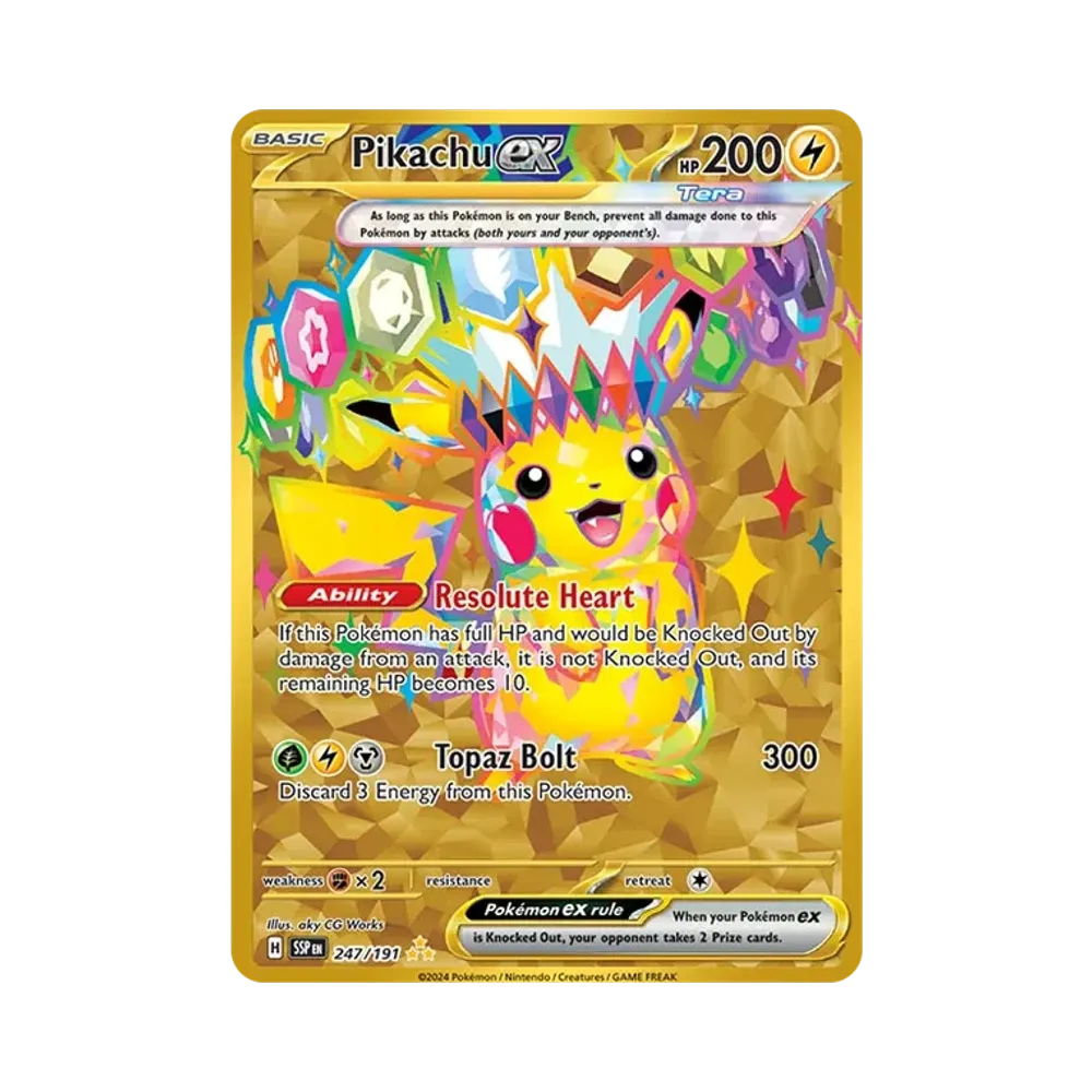 ピカチュウex UR [SV8 136/106](拡張パック「超電ブレイカー」)通販