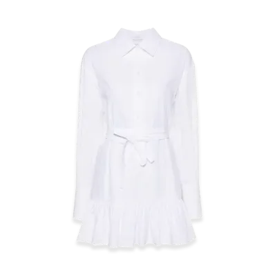 PATOU Women's Poplin Mini Dress "White"
