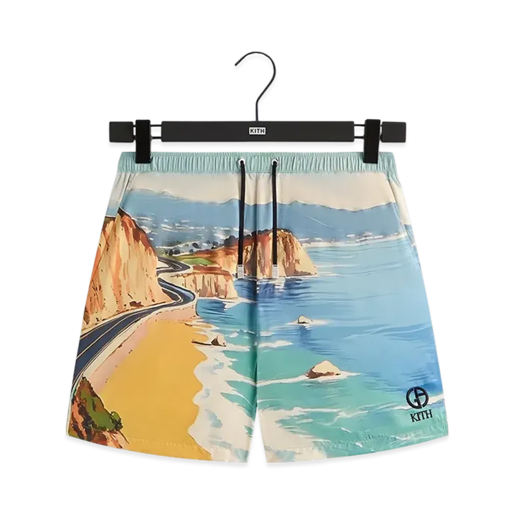 Kith x Giorgio Armani Malibu Collins Swim Short "Multi"