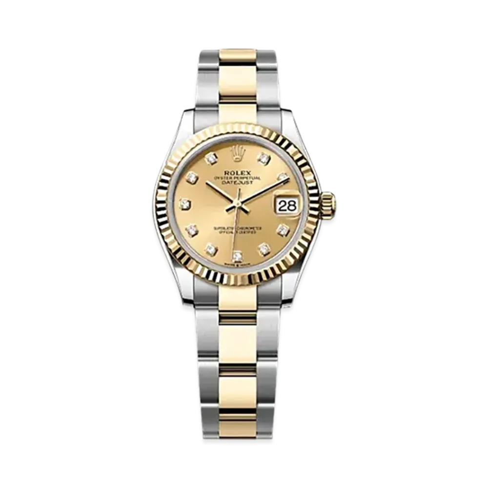 ROLEX Datejust 31mm Oystersteel & Yellow Gold 278273 "Champagne-colour"