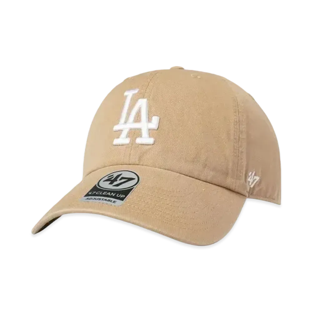 '47 DODGERS CLEAN UP KHAKI x WHITE LOGO "WHITE"
