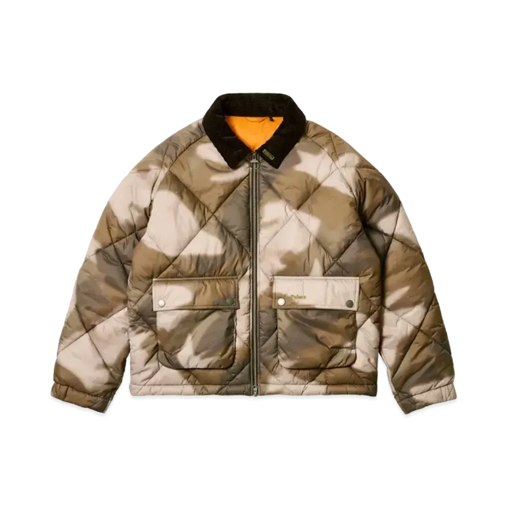 PALACE x BARBOUR Puffer "Camo"