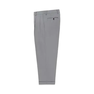 WACKO MARIA Dormeuil / Double Pleated Trousers "Gray"
