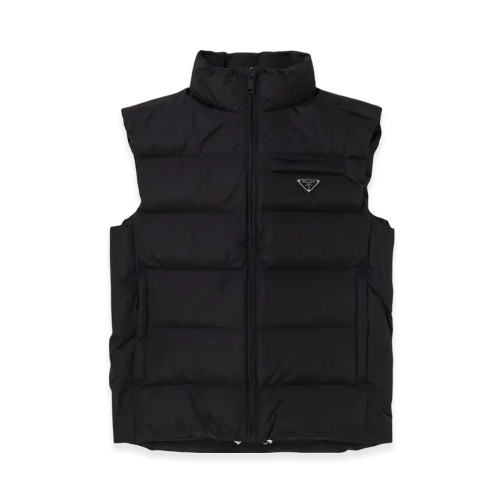PRADA Re-Nylon Down Vest "Black"