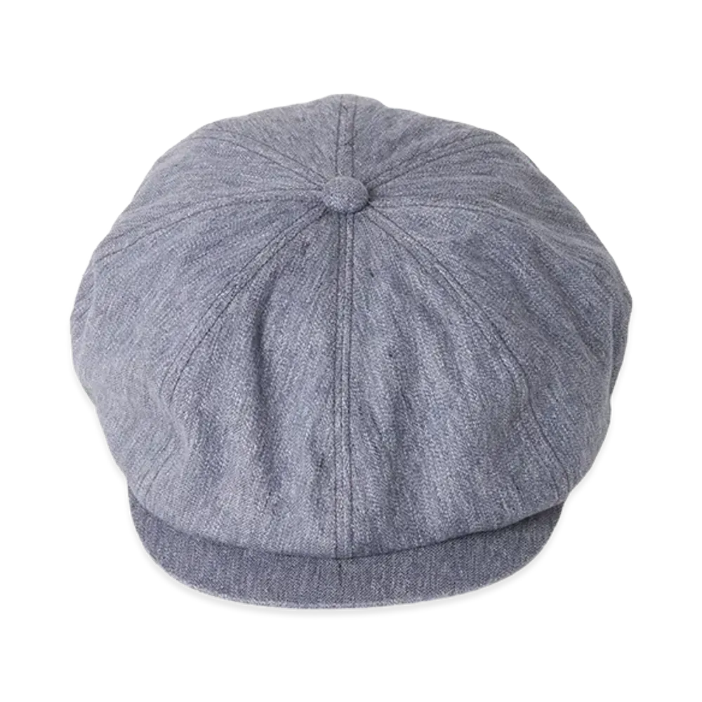T.T Taiga Takahashi Lot.006 Newsboy Cap "Melange Blue"