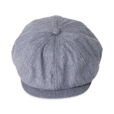 T.T Taiga Takahashi Lot.006 Newsboy Cap "Melange Blue"
