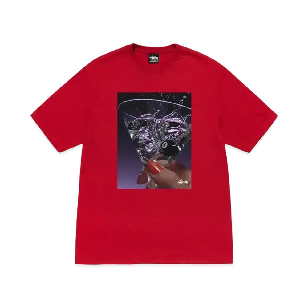 Stussy Martini Tee "Dark Red"