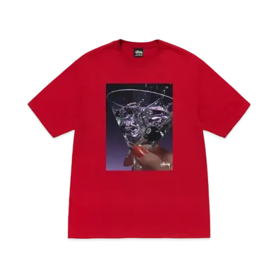 Stussy Martini Tee "Dark Red"
