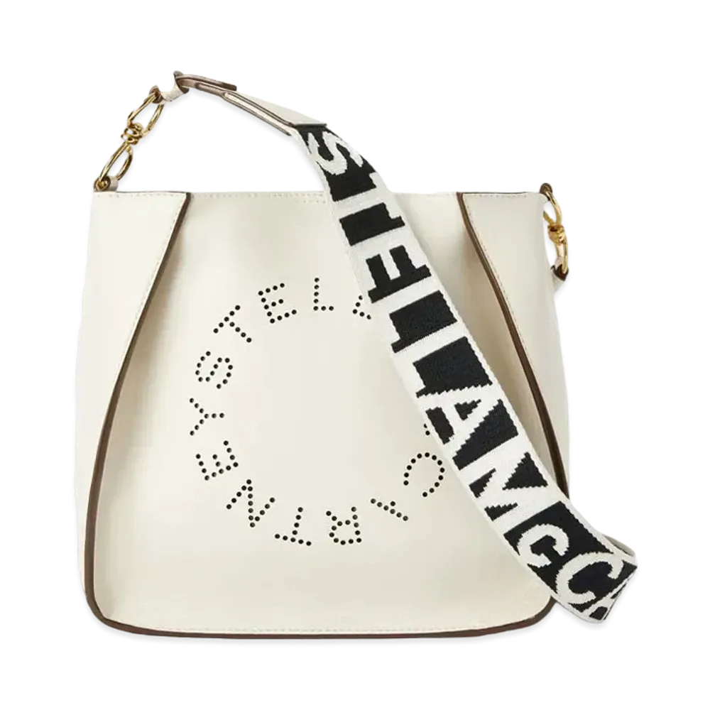 Stella McCartney Stella Logo Shoulder Bag "Pure White"