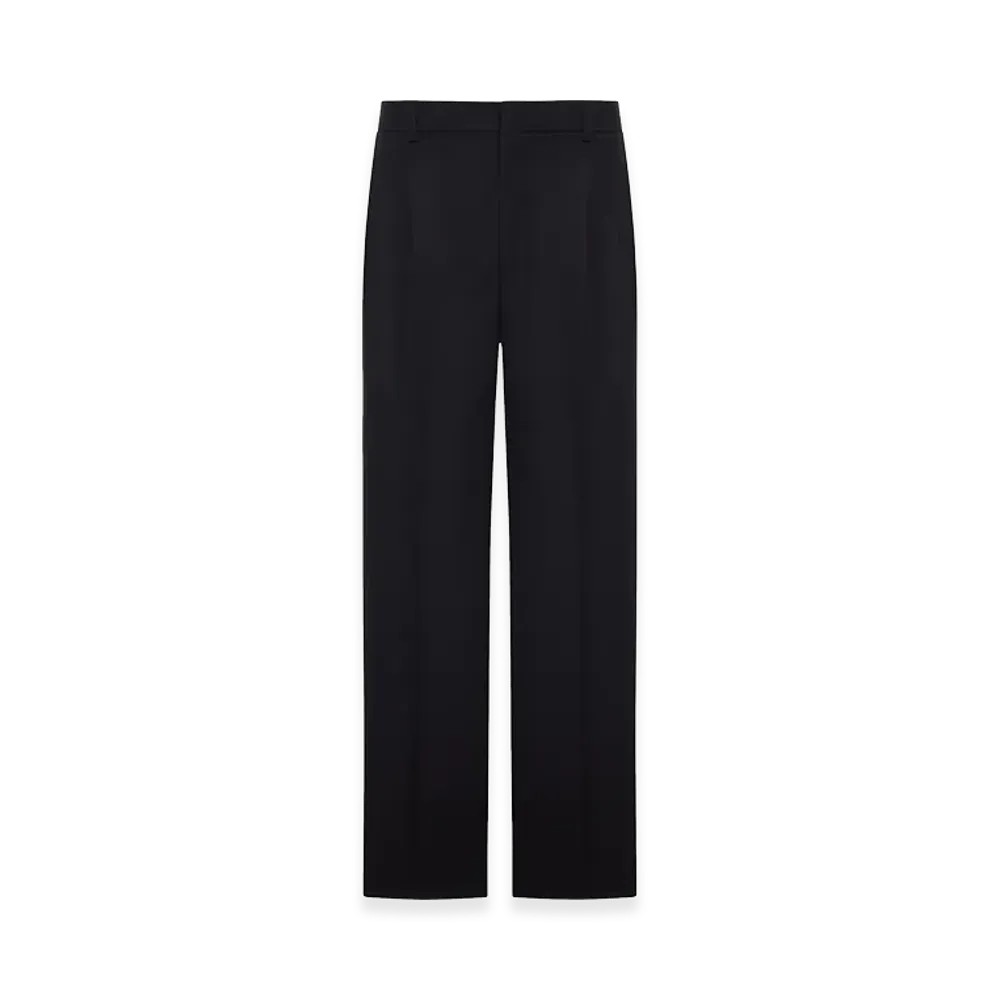 AMI PARIS Tailored Wool Trousers with Pences "Black"