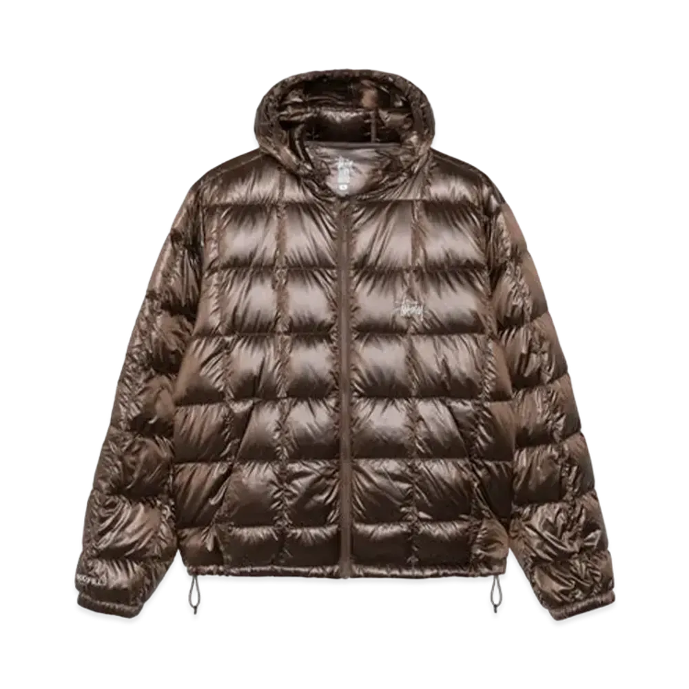 Stussy Midweight Hooded Puffer "Brown"