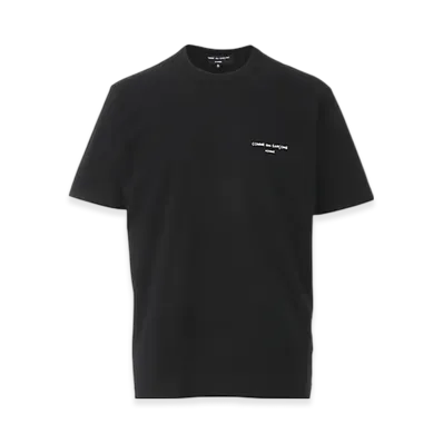 COMME des GARCONS HOMME Cotton Jersey Product Print T-shirt "Black"