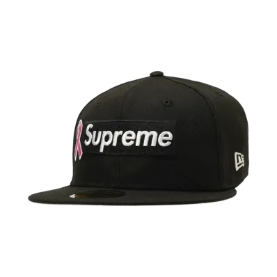 Supreme Breast Cancer Awareness Box Logo New Era "Black"