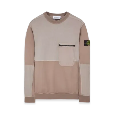 Stone Island 65677 Light Crewneck Sweatshirt - 24SS "Dove Gray"