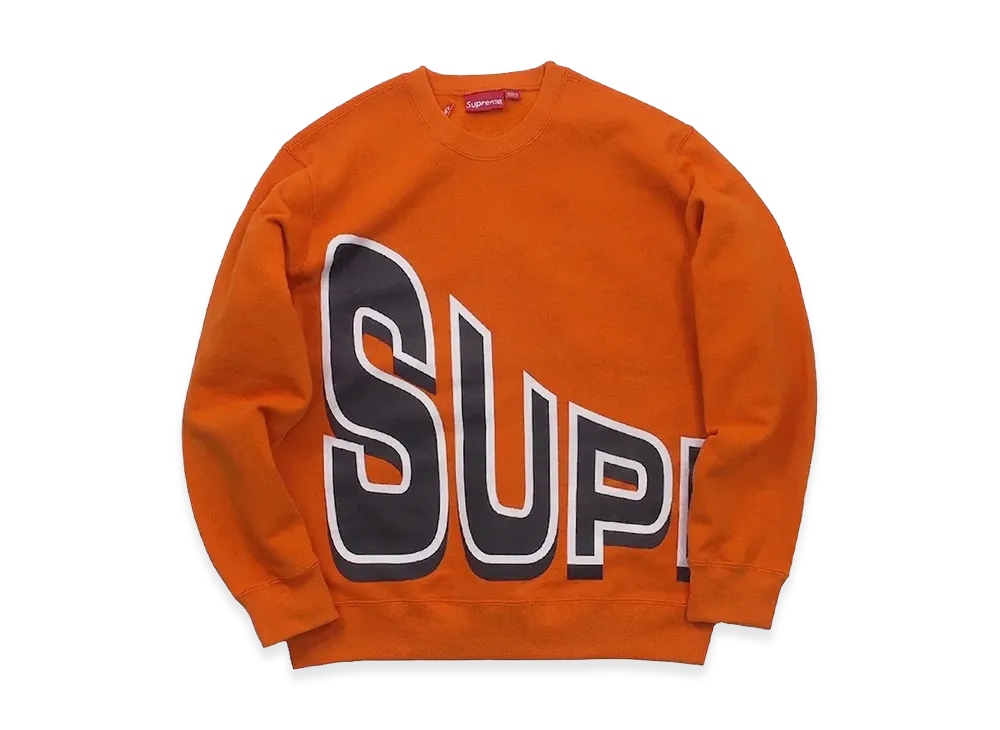 Supreme Side Arc Crewneck (18SS) "Orange"