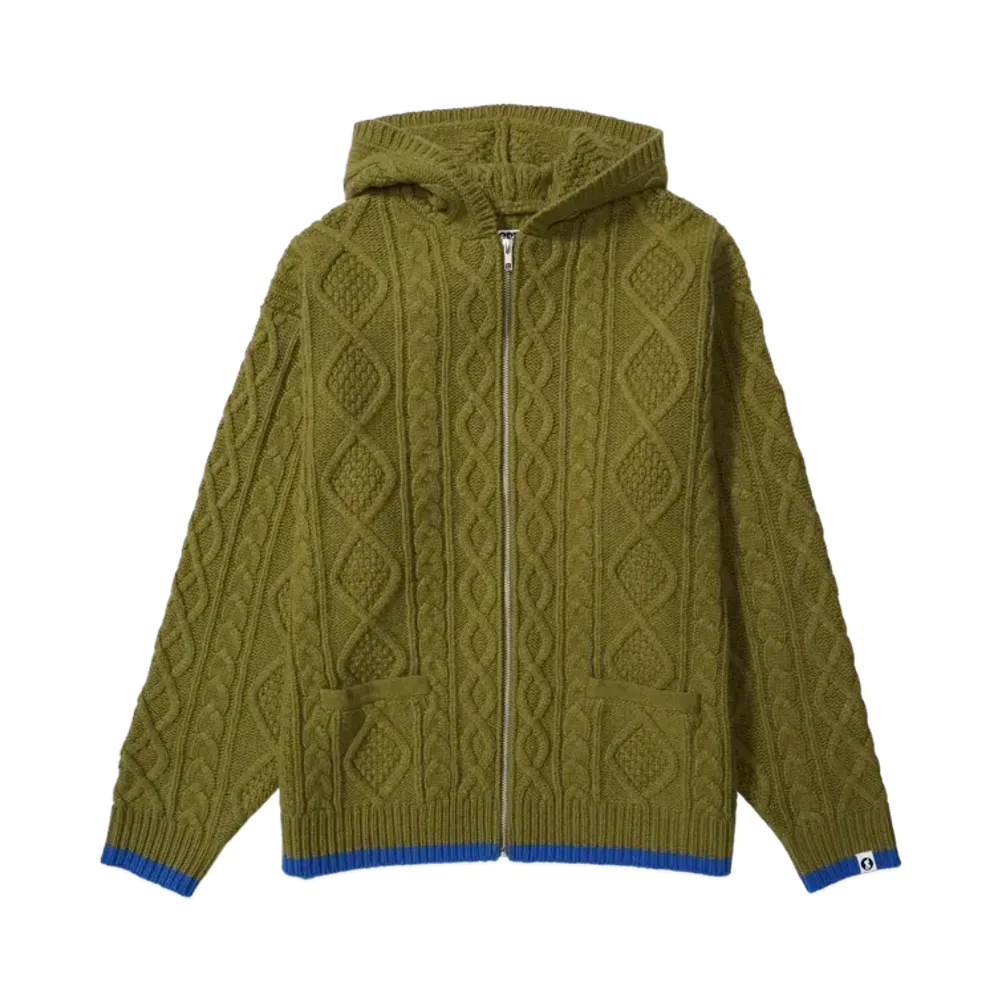 Supreme x GOODENOUGH Zip Up Hooded Sweater "Olive"