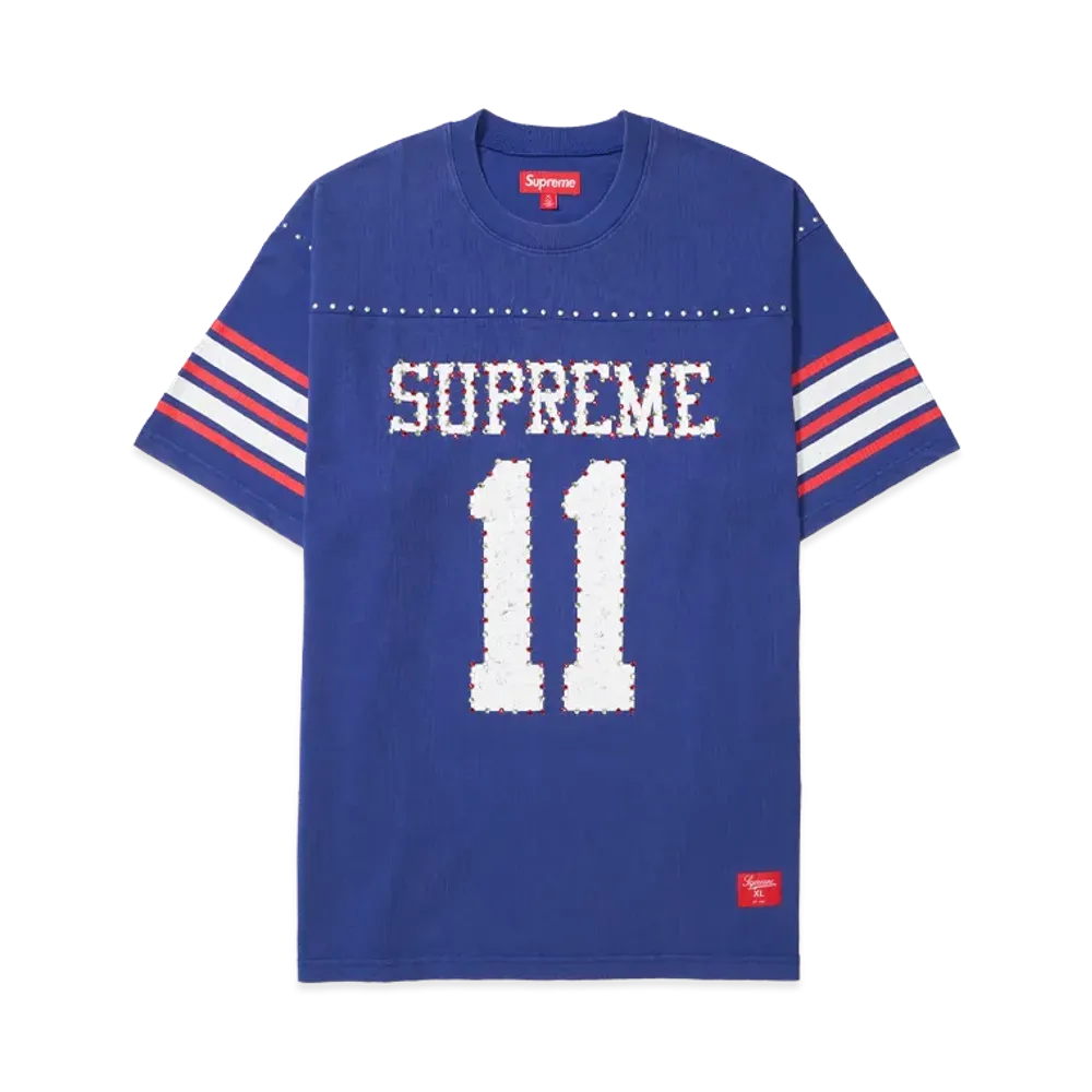 Supreme Studded S/S Football Top "Blue"