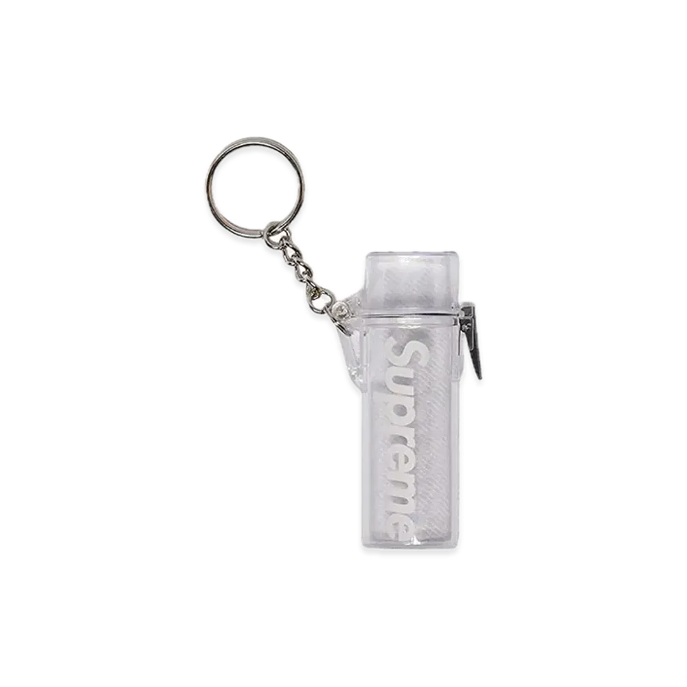 Supreme Waterproof Lighter Case Keychain "Clear"