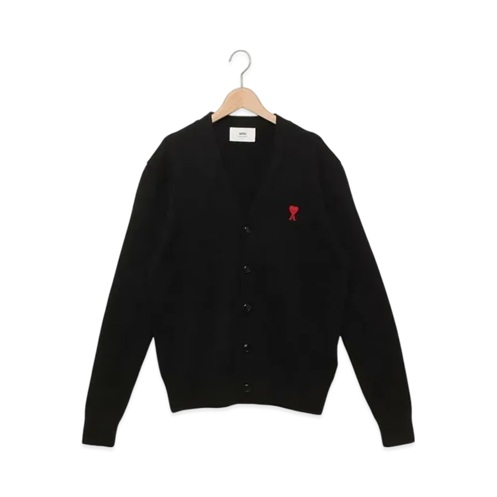 AMI PARIS Cardigan Bolero "Black"