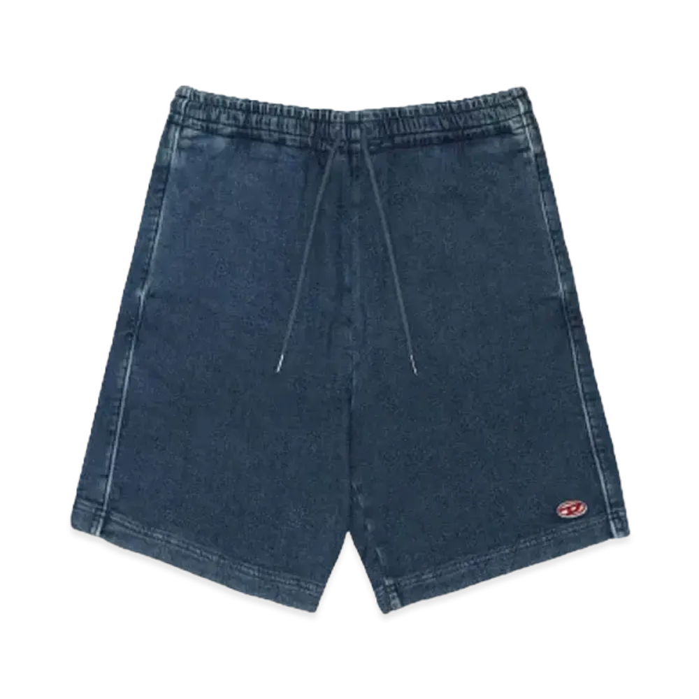 DIESEL D-Boxy Track Denim Shorts "MEDIUM BLUE"