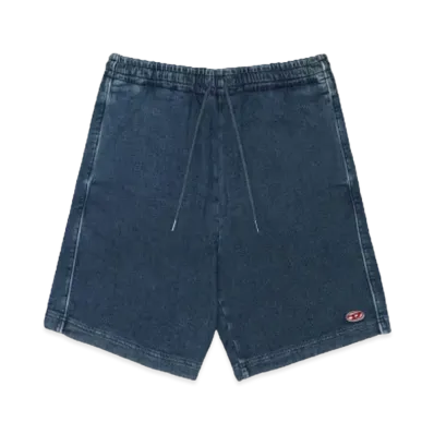 DIESEL D-Boxy Track Denim Shorts "MEDIUM BLUE"