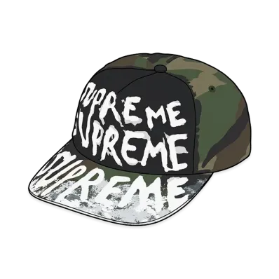 Supreme Painted 5-Panel "Woodland Camo"