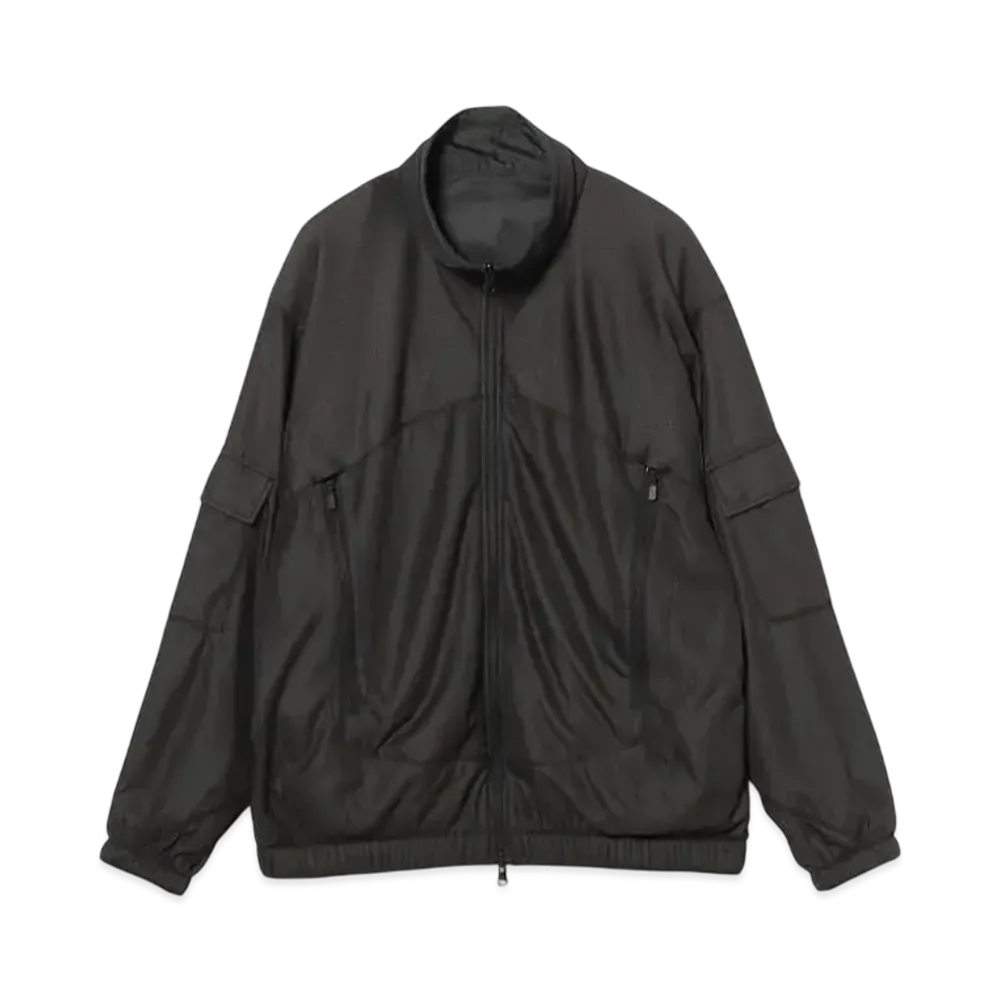 BEAMS Reversible Zip-Up Blouson "Black"