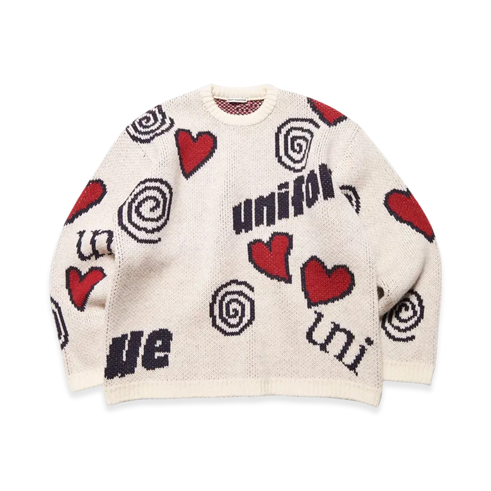 uniform experiment Low-Gauge Inspiration Knit "Off White"