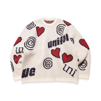 uniform experiment Low-Gauge Inspiration Knit "Off White"