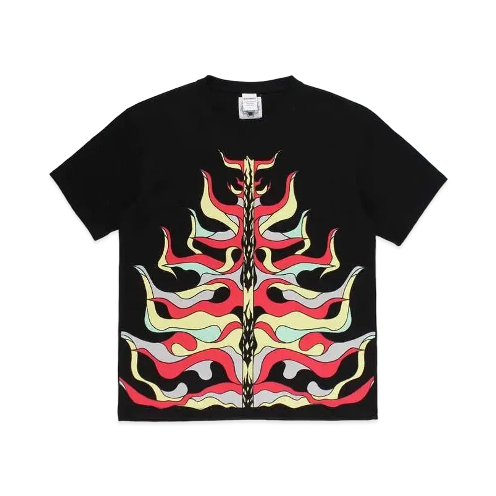 WACKO MARIA WOLF’S HEAD / WASHED HEAVY WEIGHT T-SHIRT "Black"