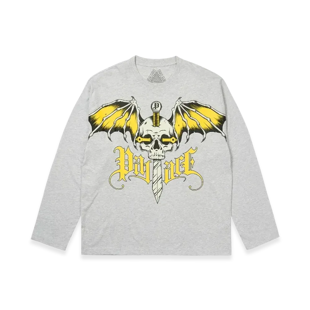 PALACE Wingspan Longsleeve "Grey Marl"