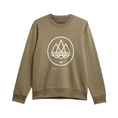 adidas Spezial MOD Trefoil Sweat "Olive Streator"