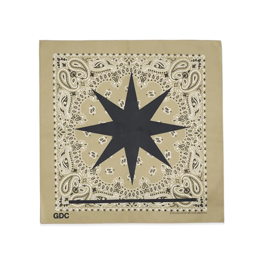 GDC x Hav-A-Hank Star Bandana "Beige"