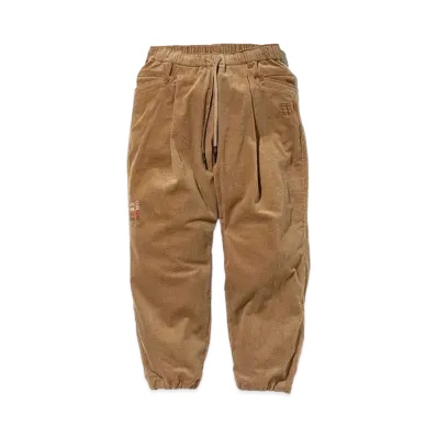 SEE SEE x eye_C Corduroy Wide Tapered Easy Pants "Beige"