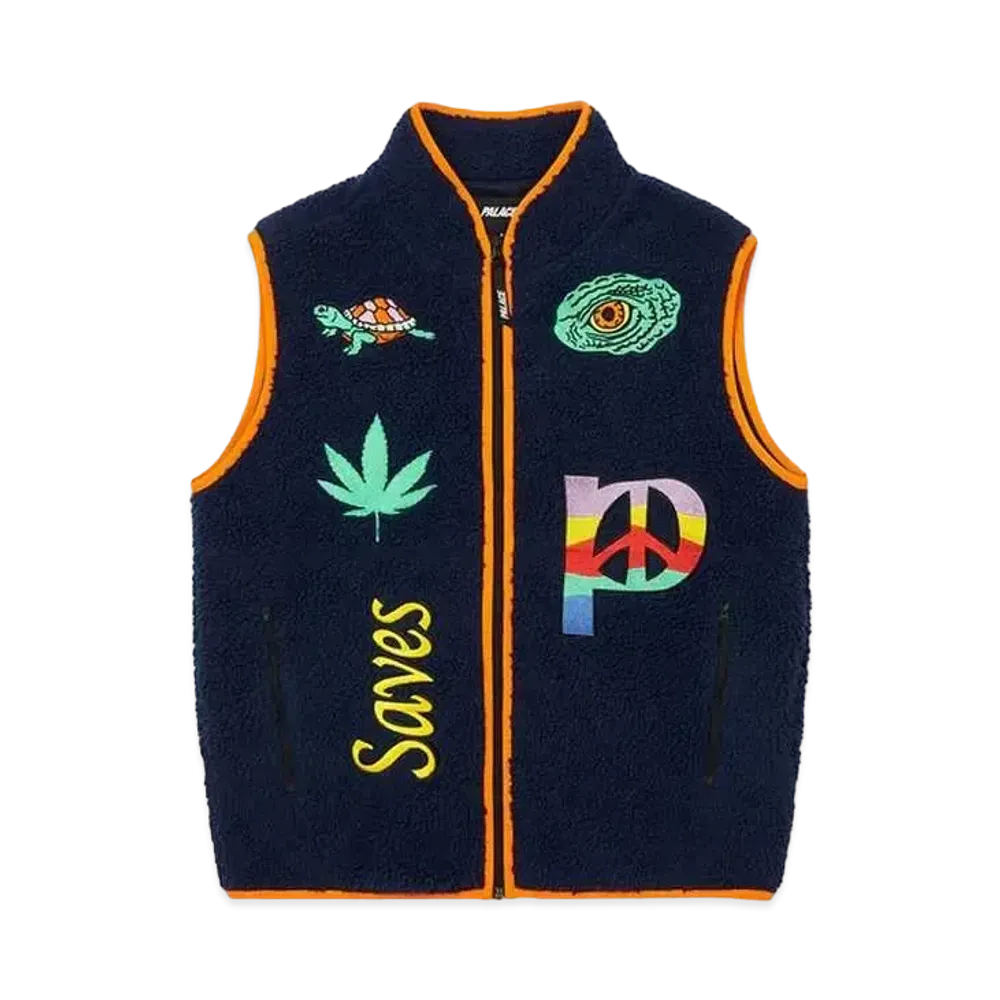 PALACE JESUS GILET "Navy"
