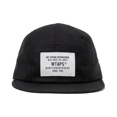 WTAPS T-5 01 / Cap / Cotton Satin "Black"
