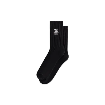 Kith Crest Relaxed Socks "Black"