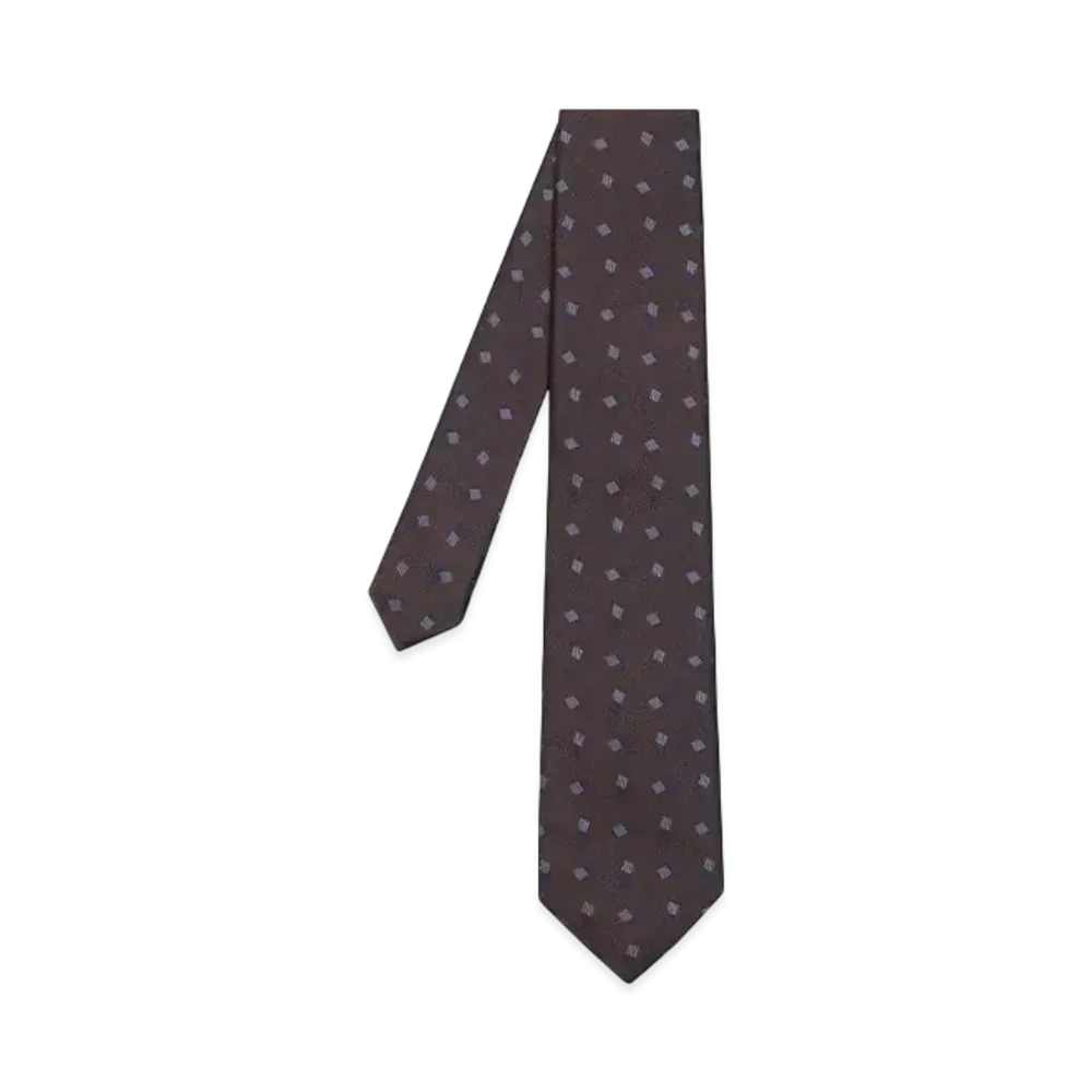 Paul Smith Double Square Tie "DarkBrown"