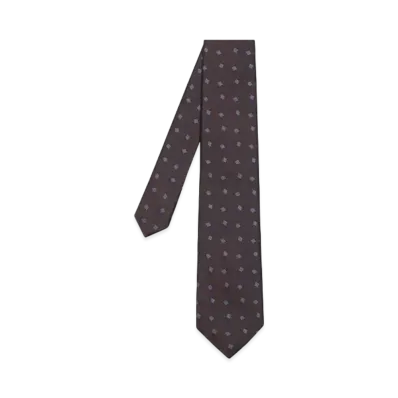 Paul Smith Double Square Tie "DarkBrown"